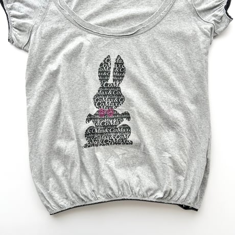 gray printed balloon T-shirts