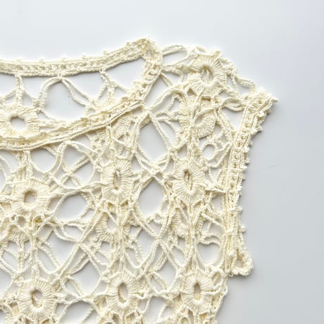 ivory crochet tops