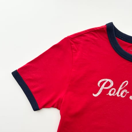 Ralph Lauren red×navy logo printed T-shirts