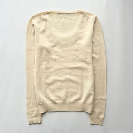 DKNY ivory rhinestone knit