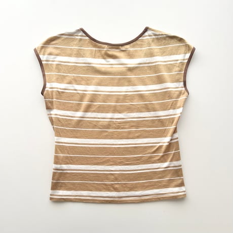 brown striped T-shirts