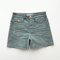 Chloe blue corduroy short pants