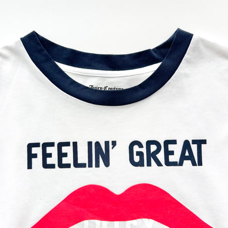 JUICY COUTURE rip oversized T-shirts