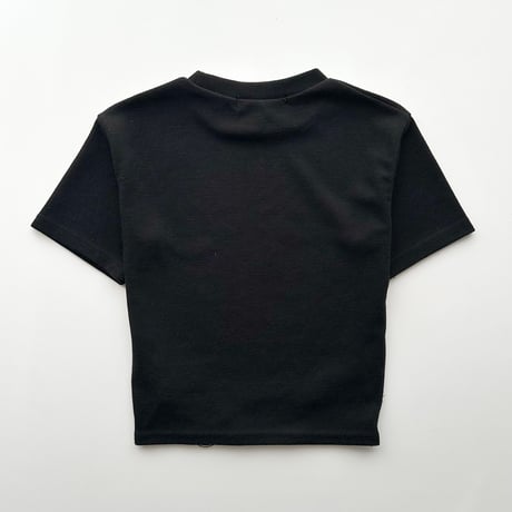 black belt cropped tops