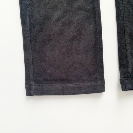 black corduroy straight pants