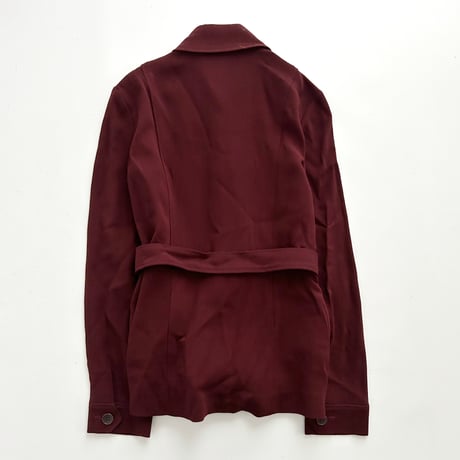 red brown belt middle jacket