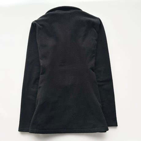 DKNY black fleece full zip tops