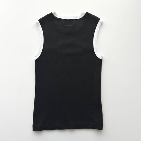 agnes b. black×white whole tank top