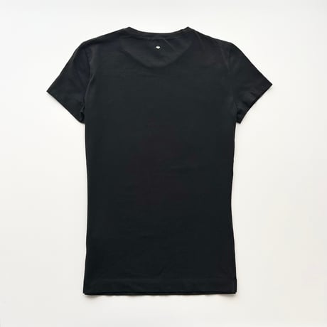 ARMANI black glitter logo T-shirts