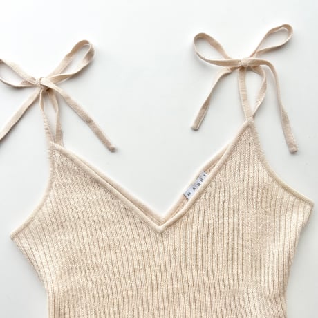 MARNI pink beige knit camisole