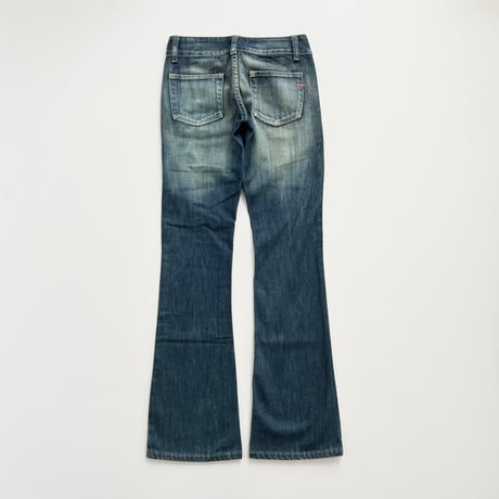 DIESEL damaged low-rise denim pants