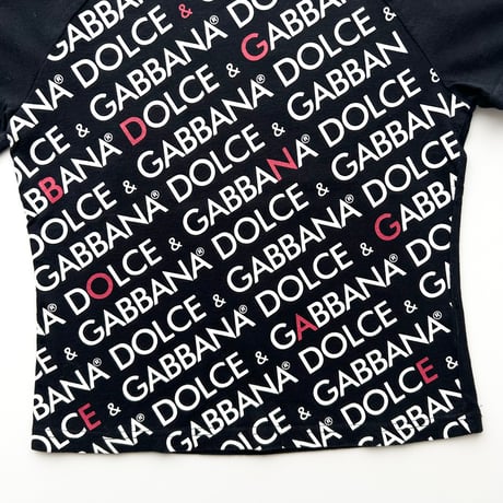 D&G black logo printed T-shirts