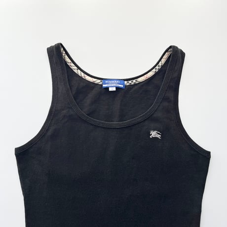 Burberry black×white one point tank top
