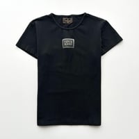 FENDI black mesh logo T-shirts