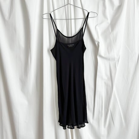 ISABEL MARANT black sheer camisole tunic