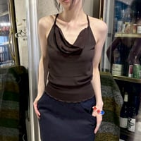 MaxMara brown drape camisole
