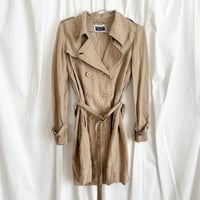 Ralph Lauren light beige hemp trench coat