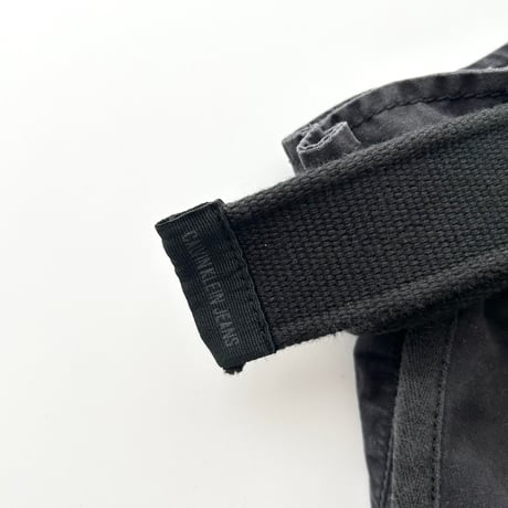 Calvin Klein black belt cargo short pants