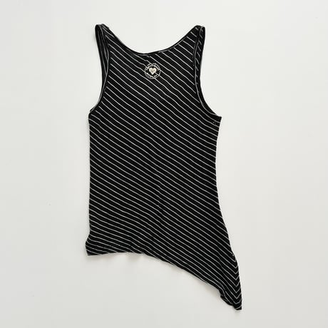 ARMANI striped asymmetry tunic