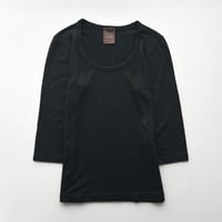 ISABEL MARANT black logo u neck tops