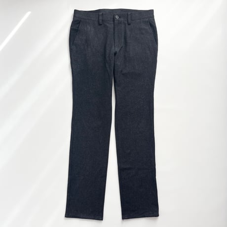 dark gray designed pants