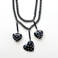 made in Italy / heart chain long necklace