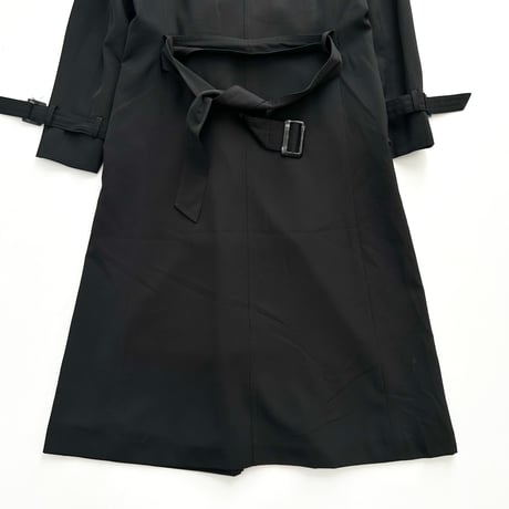 black long trench coat