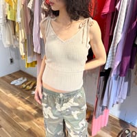 MARNI pink beige knit camisole