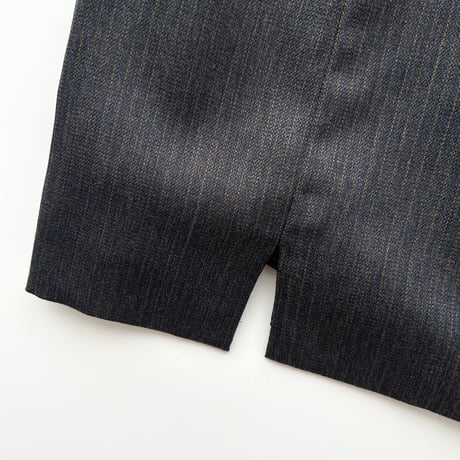 gray striped slit skirt (original item)