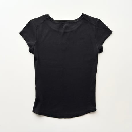 black rhinestone compact T-shirts