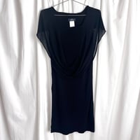 made in Italy / black designed dress