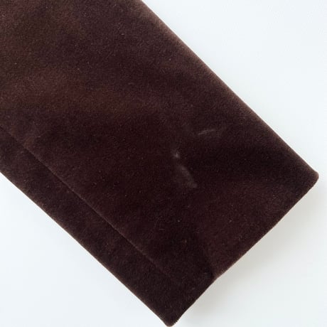 dark brown velour jacket