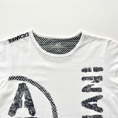 ARMANI  white printed T-shirt
