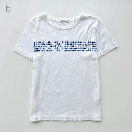 courreges white printed T-shirts