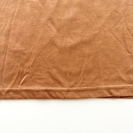 brown henry neck tank top