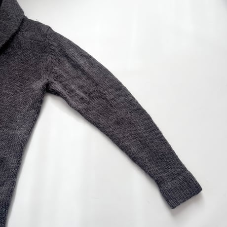 DKNY gray knit designed coat