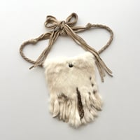 fur twist belt bag