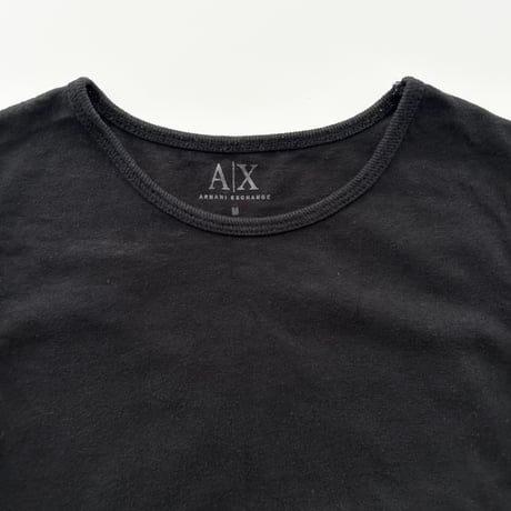 ARMANI black logo cheetah shape printed tank top