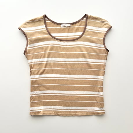 brown striped T-shirts