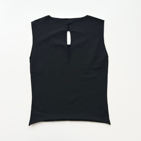 made in Italy / black cutting tank top