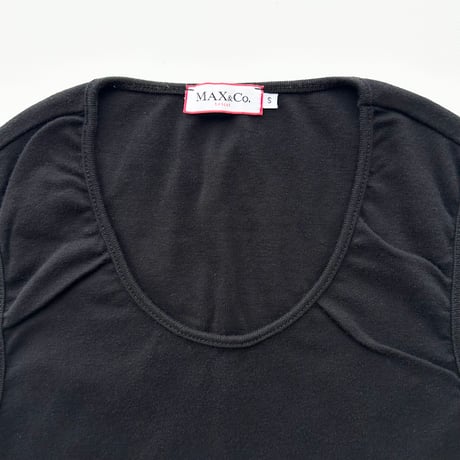 black flower printed tank top