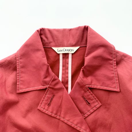 red stitch light short coat