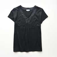 black button T-shirts