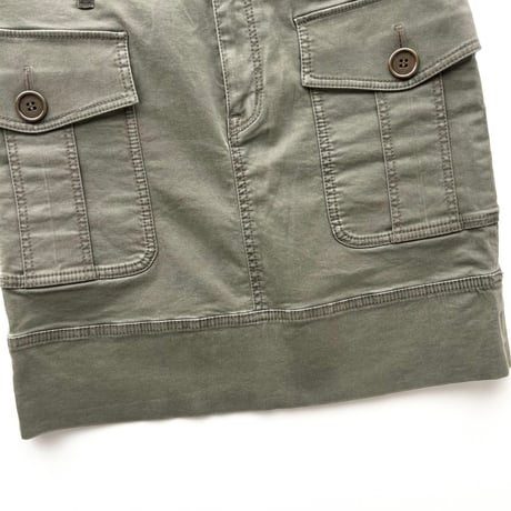 Burberry khaki cargo mini skirt
