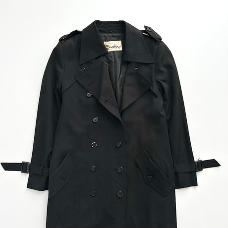 black long trench coat