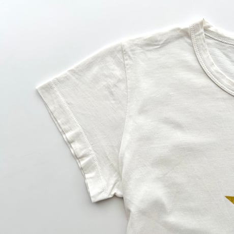 agnes b. yellow glitter star T-shirts