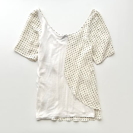 STELLA McCARTNEY silk dot layered tunic