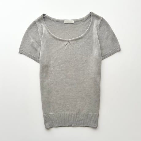 light gray knit tops