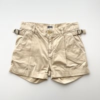 DIESEL beige side designed short pants