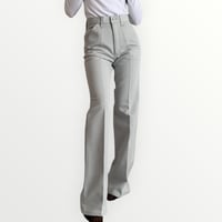 light gray straight pants
